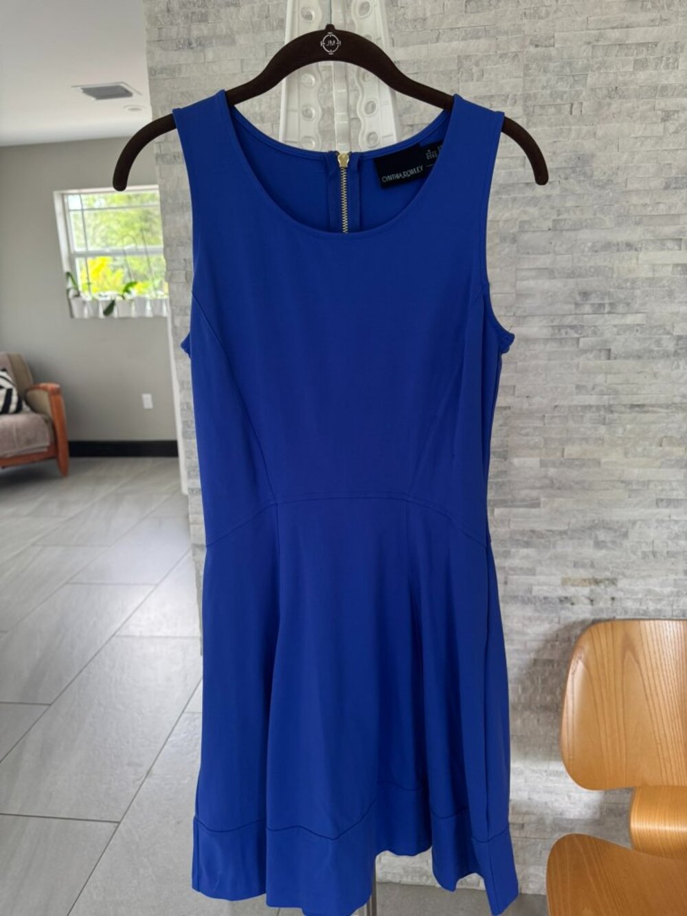 Cynthia Rowley Cobalt Blue Sleeveless Fit & A-Line Dress Small NWT